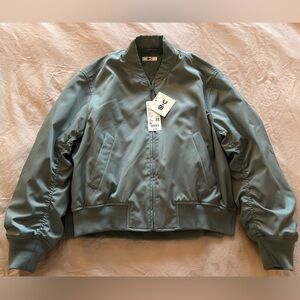 Uniqlo C Women's Sage Green Bomber Jacket